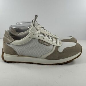 Vionic Monarch Orthotic Support Sneakers Shoe White Cobblestone Women's Size 9.5